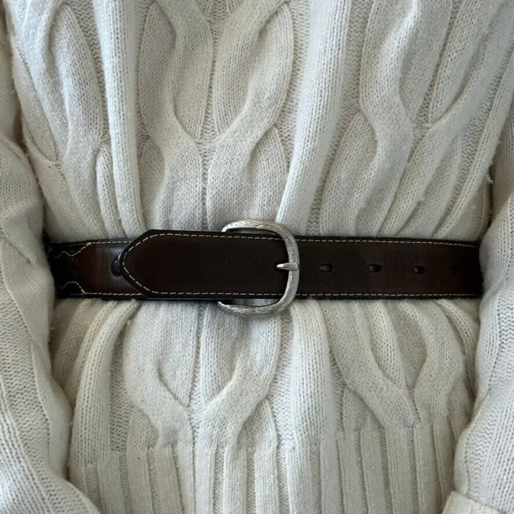 Vintage NWOT Nocona Womens Western Rodeo Cowgirl Studded Waist Belt Sz 26 - Picture 1 of 3